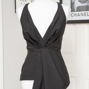 NWT Plunge Bebe Sleeveless Blouse